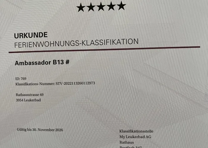 Residenz Ambassador B13 Mit Wellness-fitness アパート ロイカーバード